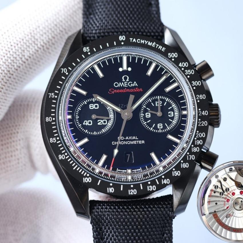 VARELLO CLASSIC SPORT BLACK CASE TEXTILE STRAP WATCH