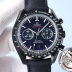 VARELLO CLASSIC SPORT BLACK CASE TEXTILE STRAP WATCH