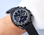 VARELLO CLASSIC SPORT BLACK CASE TEXTILE STRAP WATCH