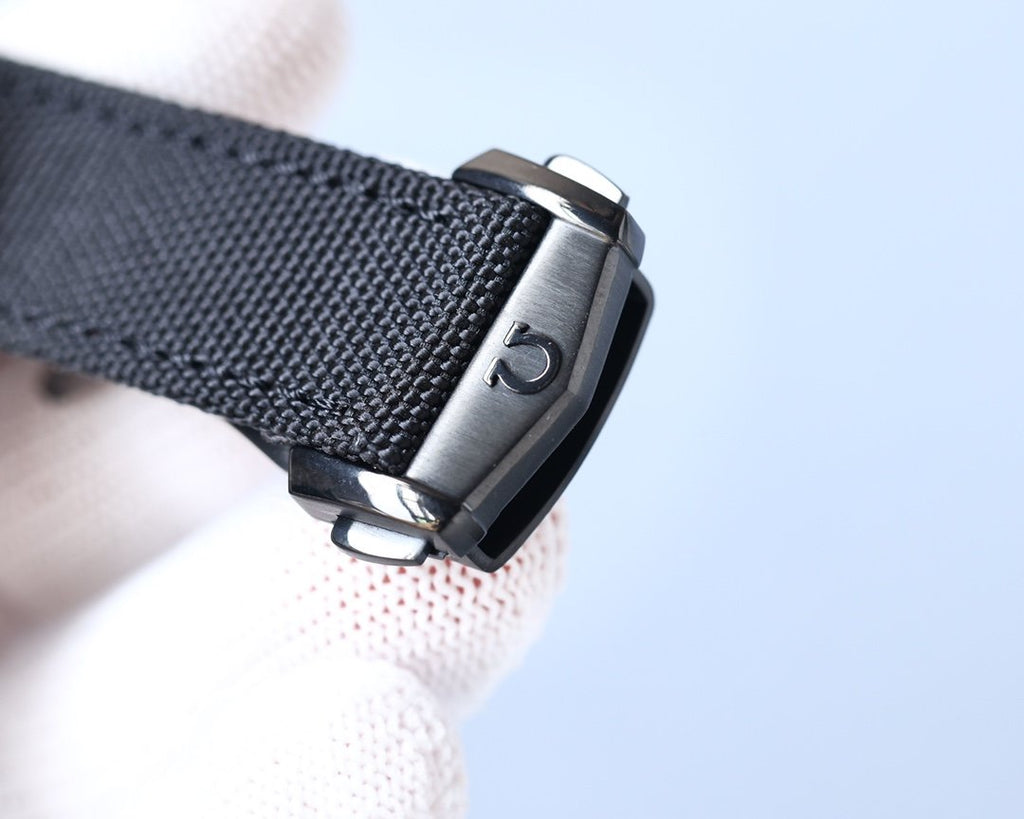 VARELLO CLASSIC SPORT BLACK CASE TEXTILE STRAP WATCH