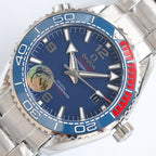 VARELLO CLASSIC OCEAN 600M CERAMIC BLUE DIAL STEEL BRACELET