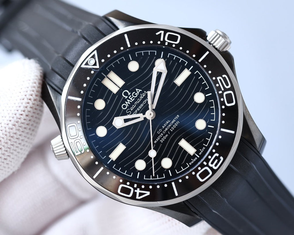 VARELLO CLASSIC PROFESSIONAL 300M DIVER BLACK CASE LIMITED EDITION