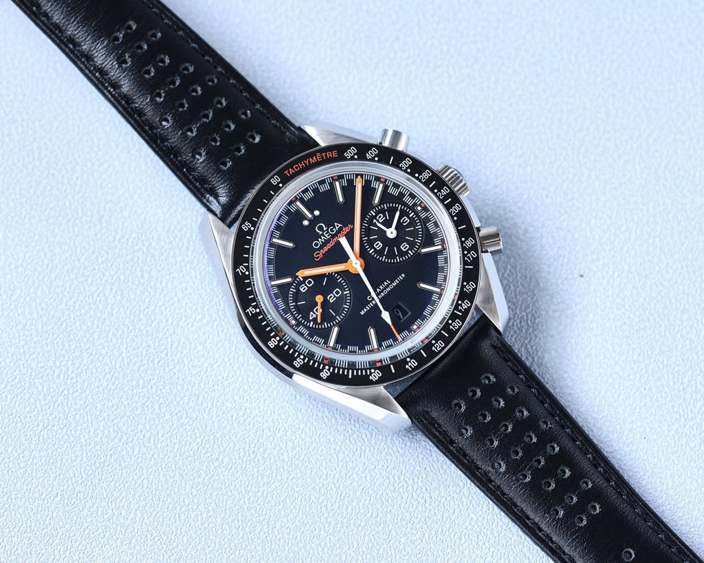 VARELLO CLASSIC RACING 44 CERAMIC BLACK DIAL LEATHER