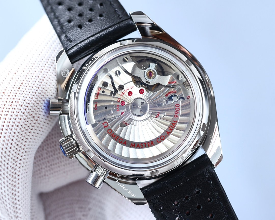 VARELLO CLASSIC RACING 44 CERAMIC BLACK DIAL LEATHER