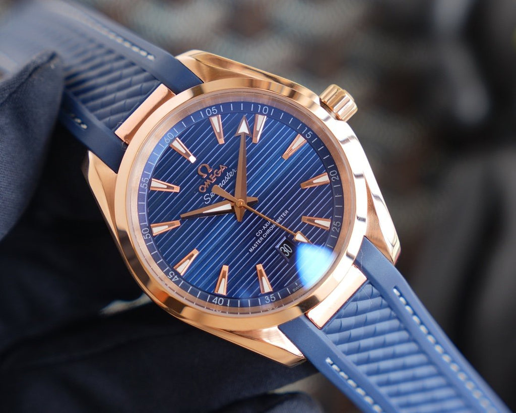 VARELLO GOLD CASE BLUE DIAL