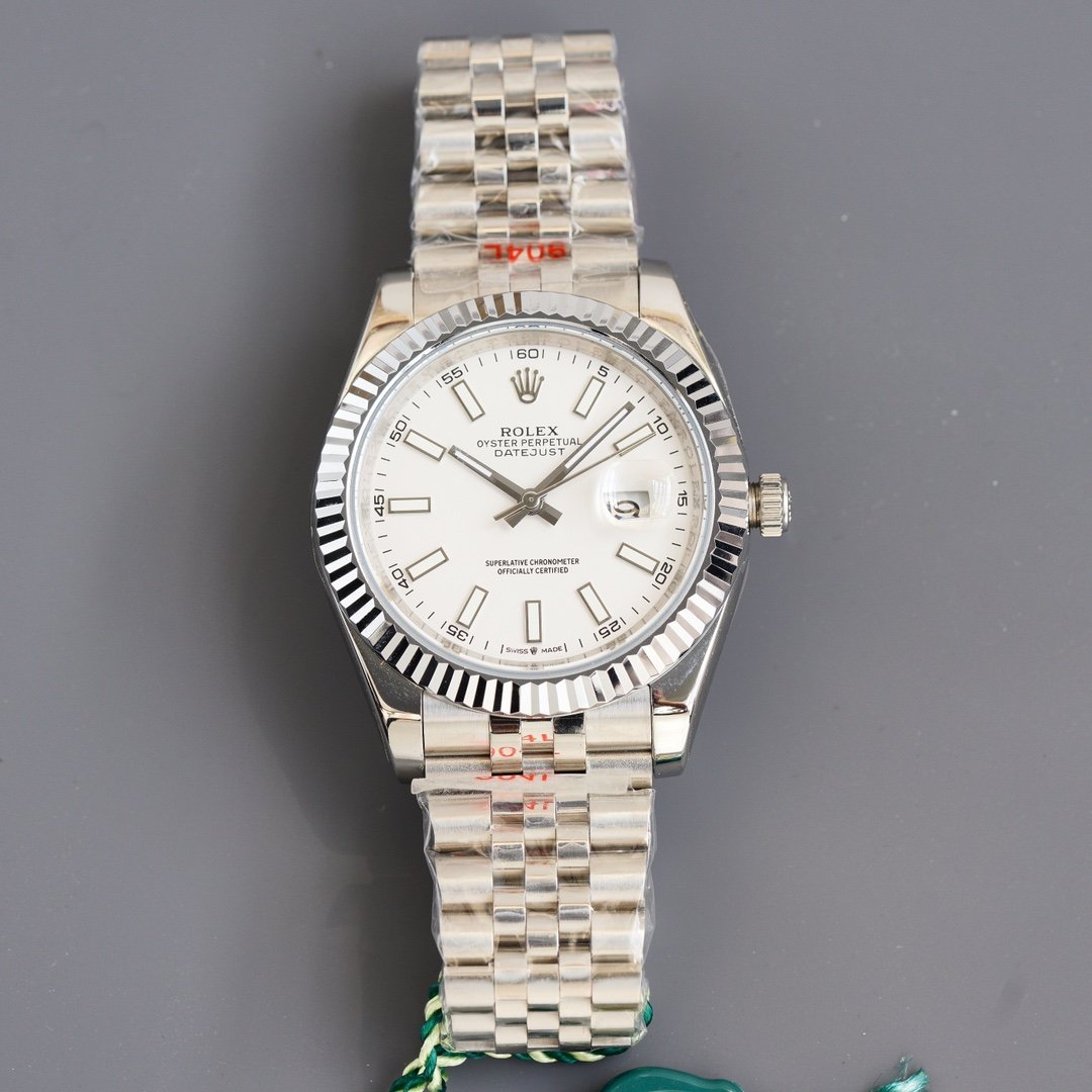 CLASSIC 41MM STAINLESS STEEL CASE STEEL BRACELET WATCH