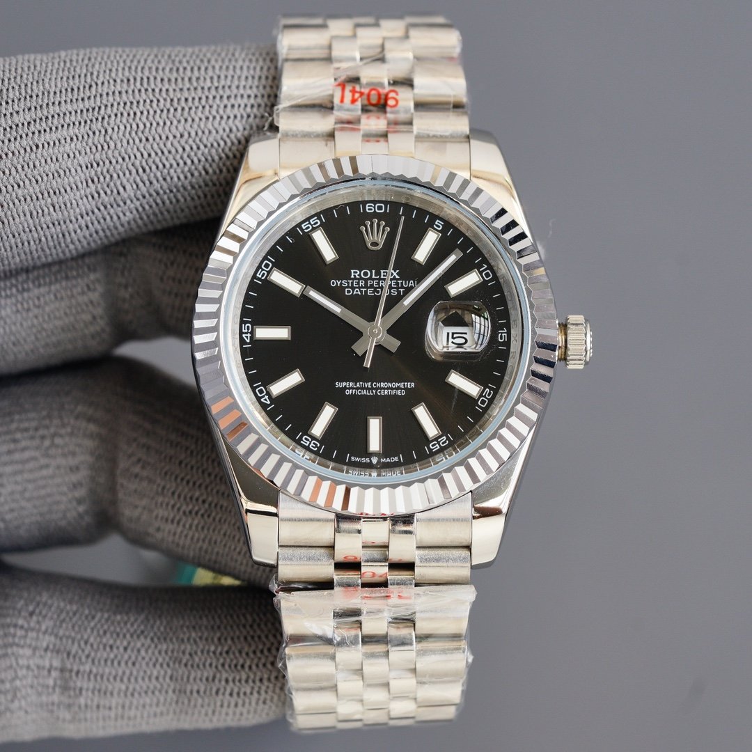 CLASSIC 41MM STAINLESS STEEL CASE STEEL BRACELET WATCH