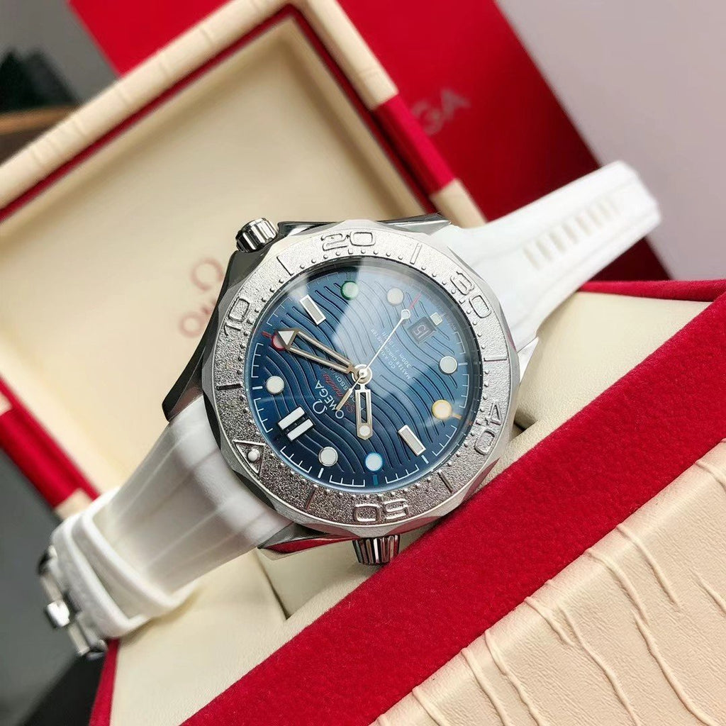 VARELLO CLASSIC DIVER 300M NEKTON BLUE DIAL WHITE RUBBER