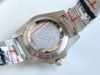 CLASSIC GMT CERAMIC BLACK BEZEL WHITE DIAL WATCH