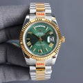 CLASSIC 40MM TWO-TONE GOLD-TONE & STEEL DAY-DATE BRACELET WATCH