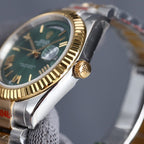 CLASSIC 40MM TWO-TONE GOLD-TONE & STEEL DAY-DATE BRACELET WATCH