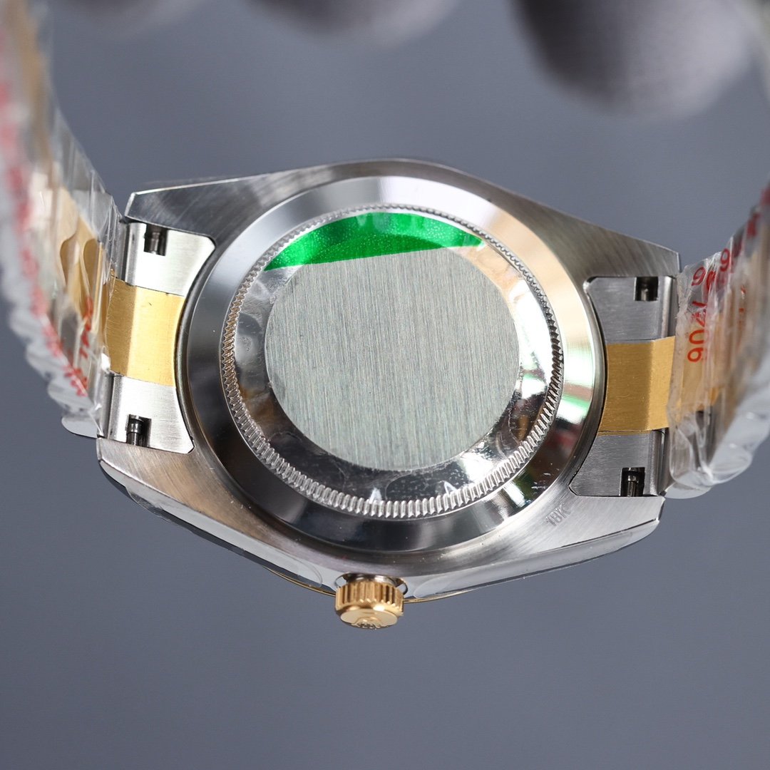 CLASSIC 40MM TWO-TONE GOLD-TONE & STEEL DAY-DATE BRACELET WATCH