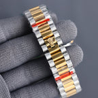 CLASSIC 40MM TWO-TONE GOLD-TONE & STEEL DAY-DATE BRACELET WATCH