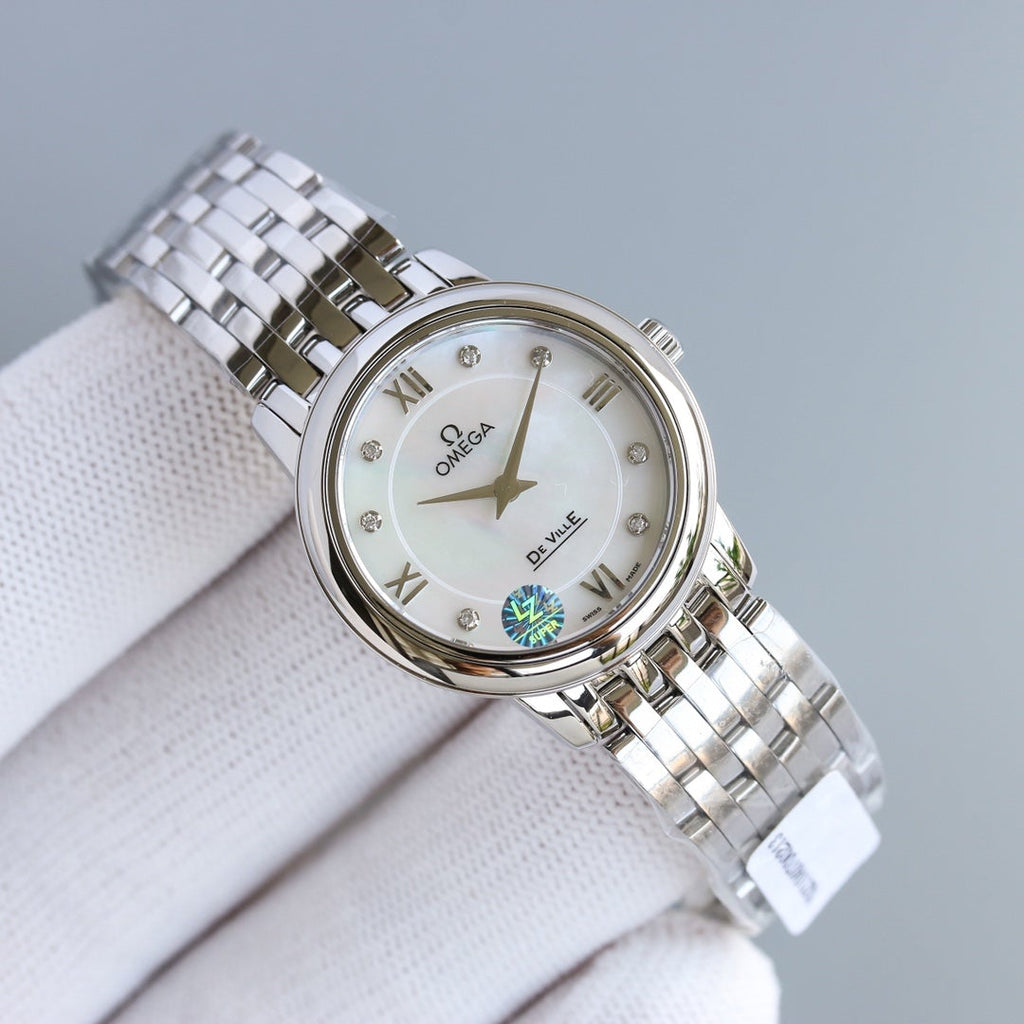 VARELLO CLASSIC PRESTIGE 27MM QUARTZ STEEL CASE MOP DIAL
