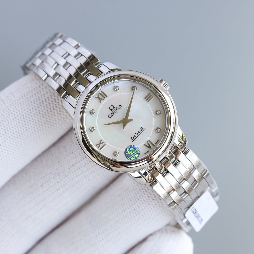 VARELLO CLASSIC PRESTIGE 27MM QUARTZ STEEL CASE MOP DIAL