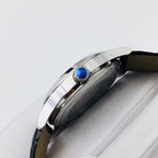 CLASSIC 41MM MOONPHASE STAINLESS STEEL WHITE DIAL WATCH