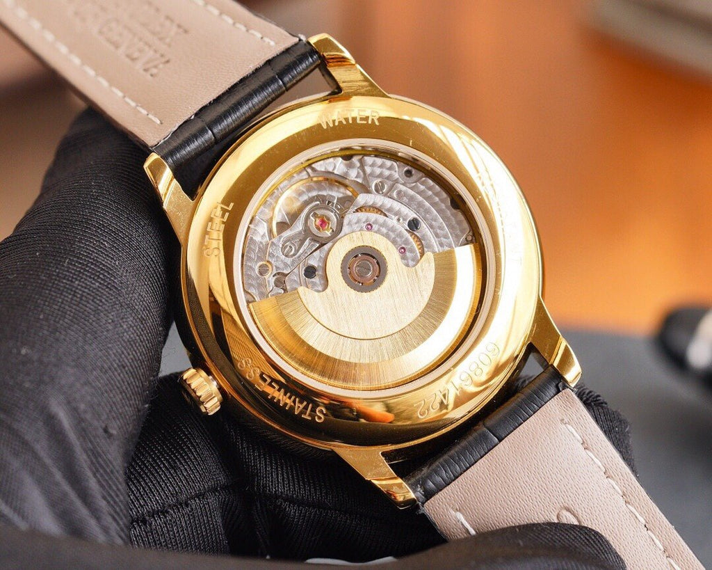 CLASSIC 41MM MOONPHASE GOLD-TONE CASE WATCH