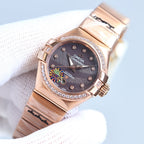 VARELLO CLASSIC 27MM ROSE GOLD DIAMOND BEZEL
