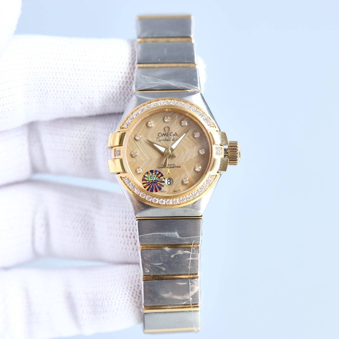 VARELLO CLASSIC 27MM ROSE GOLD DIAMOND BEZEL
