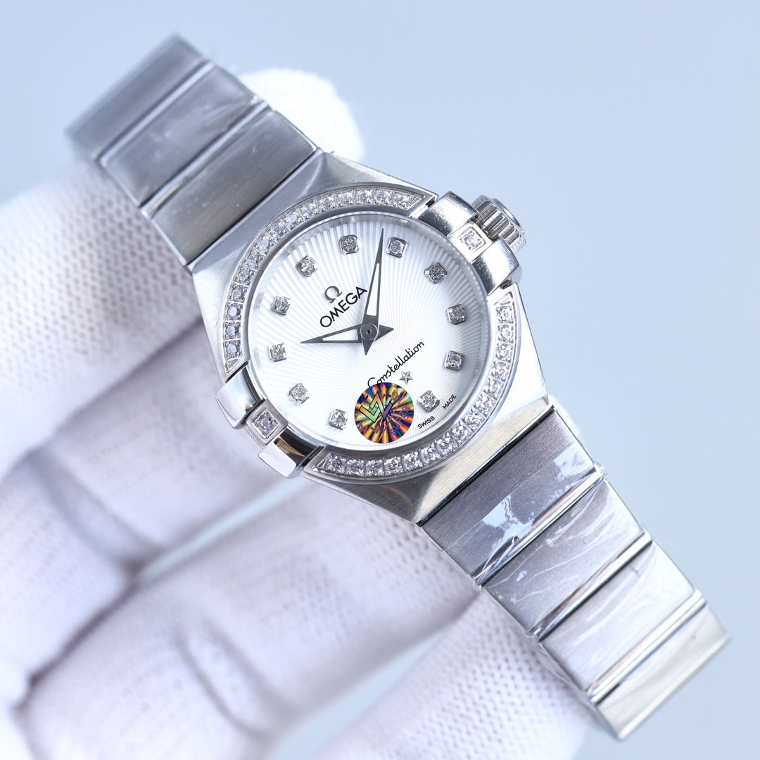 VARELLO CLASSIC 27MM STEEL DIAMOND BEZEL