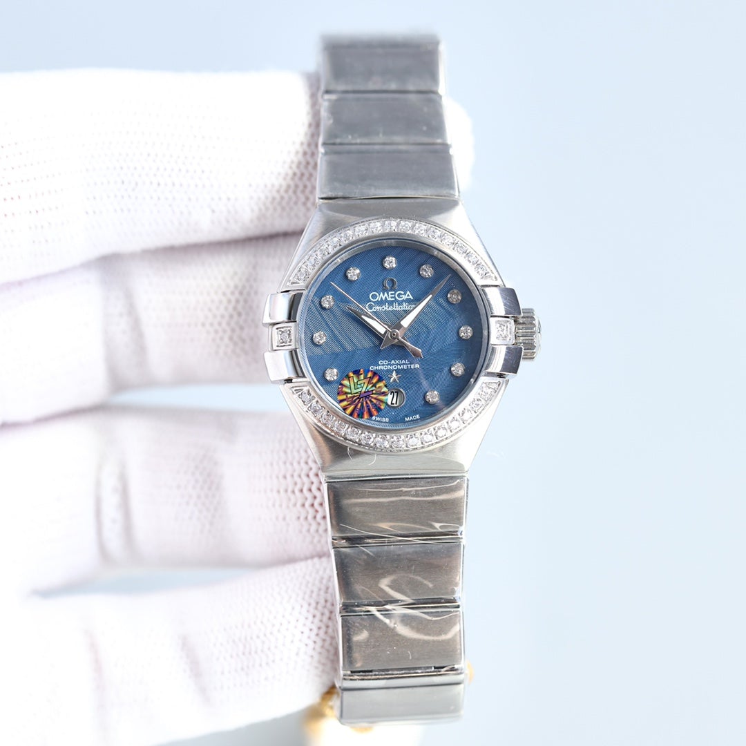 VARELLO CLASSIC 27MM STEEL DIAMOND BEZEL