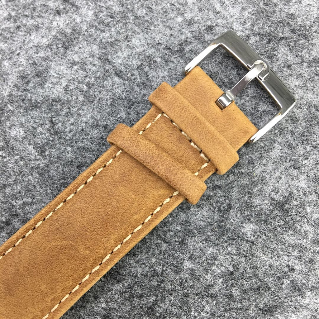 VARELLO CLASSIC 150M STEEL CASE BLACK DIAL BROWN LEATHER