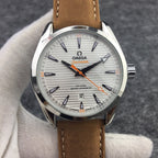 VARELLO CLASSIC 150M GOLD-TONE CASE LEATHER STRAP WATCH