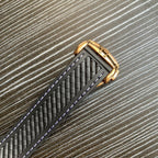 VARELLO CLASSIC 150M GOLD-TONE CASE LEATHER STRAP WATCH