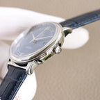 VARELLO CLASSIC  PRESTIGE 39.5 SILVER BLUE DIAL