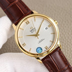 VARELLO CLASSIC  PRESTIGE 39.5 GOLD CASE WHITE DIAL