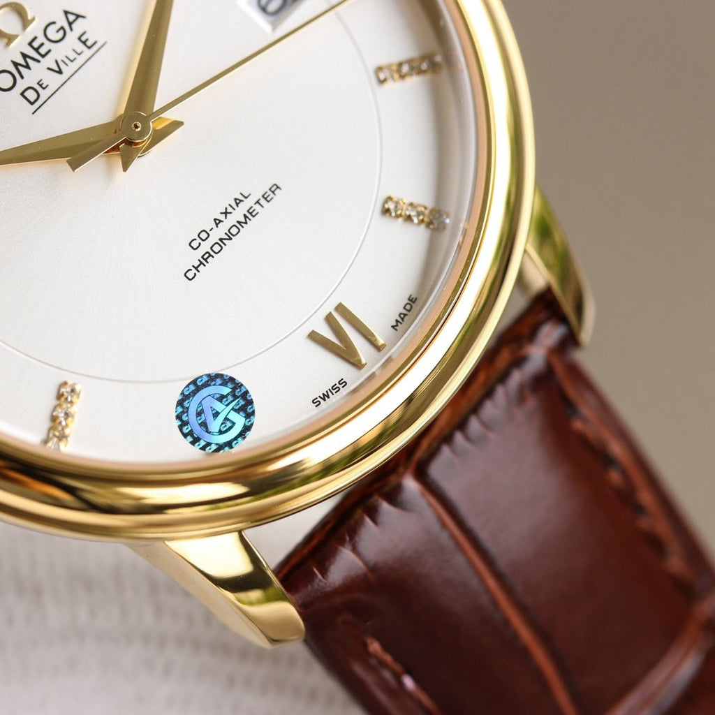 VARELLO CLASSIC  PRESTIGE 39.5 GOLD CASE WHITE DIAL