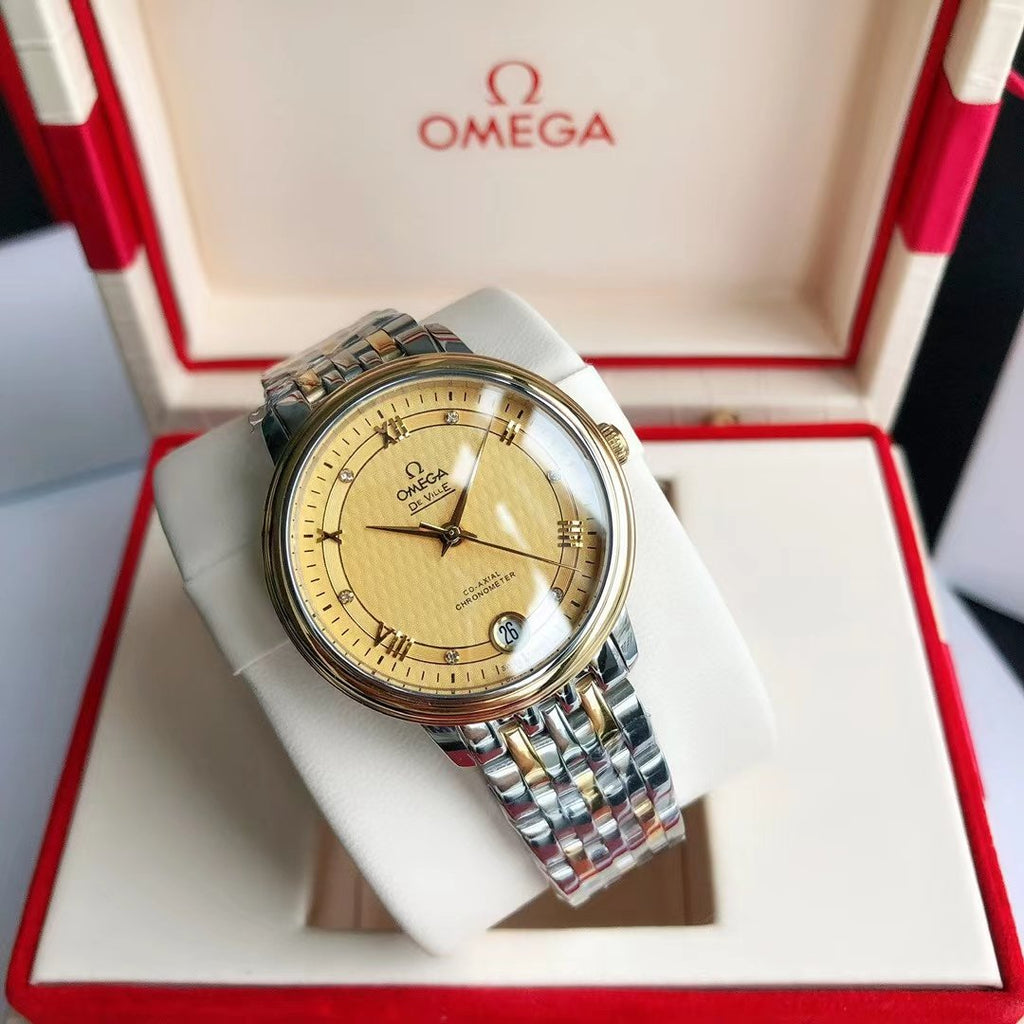 VARELLO CLASSIC  PRESTIGE 39.5 GOLD CASE YELLOW DIAL