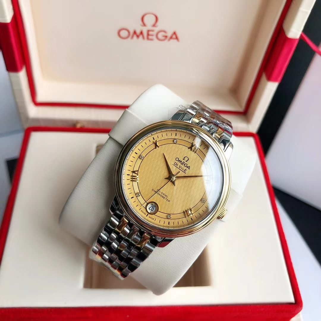 VARELLO CLASSIC  PRESTIGE 39.5 GOLD CASE YELLOW DIAL