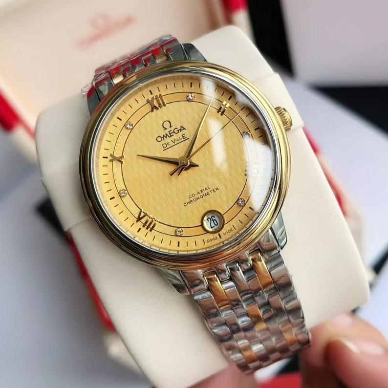 VARELLO CLASSIC  PRESTIGE 39.5 GOLD CASE YELLOW DIAL