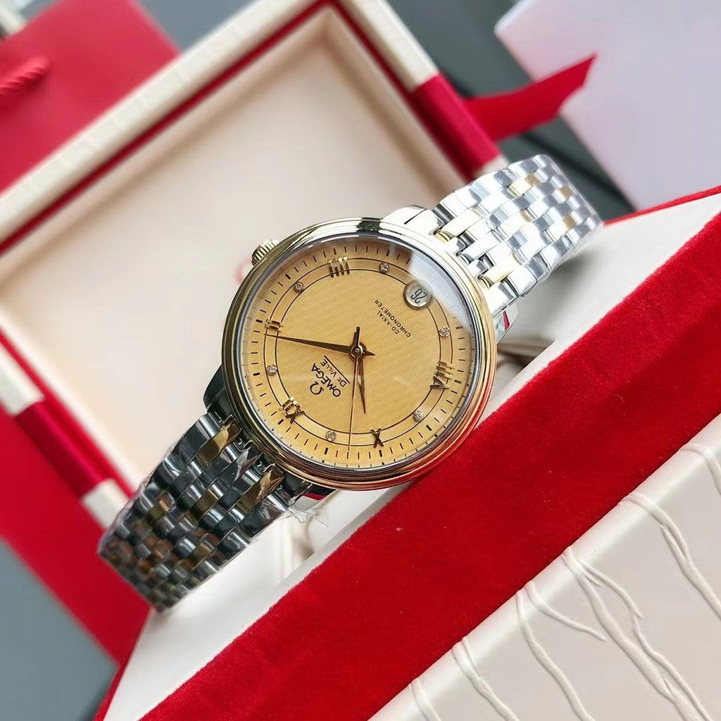 VARELLO CLASSIC  PRESTIGE 39.5 GOLD CASE YELLOW DIAL