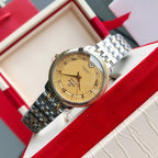 VARELLO CLASSIC  PRESTIGE 39.5 GOLD CASE YELLOW DIAL