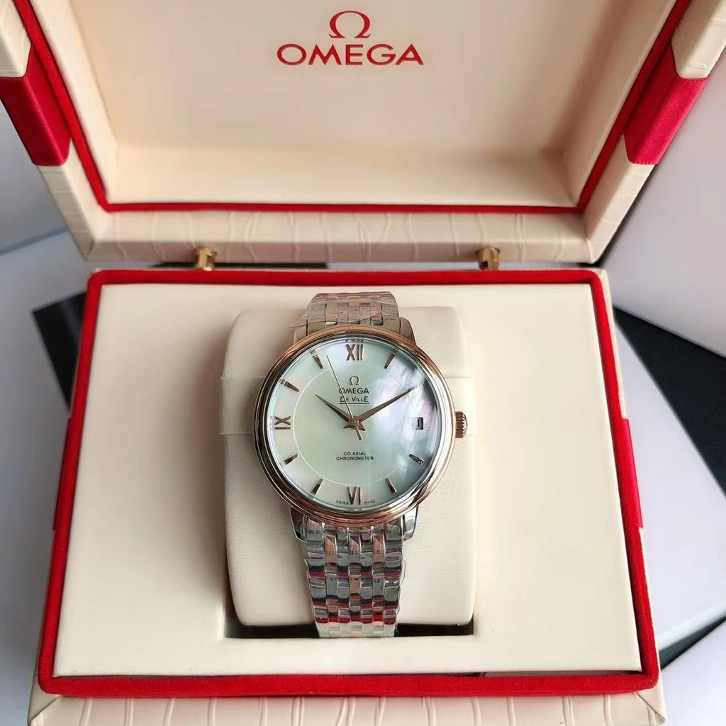 VARELLO CLASSIC  PRESTIGE 39.5 GOLD STEEL MOP DIAL