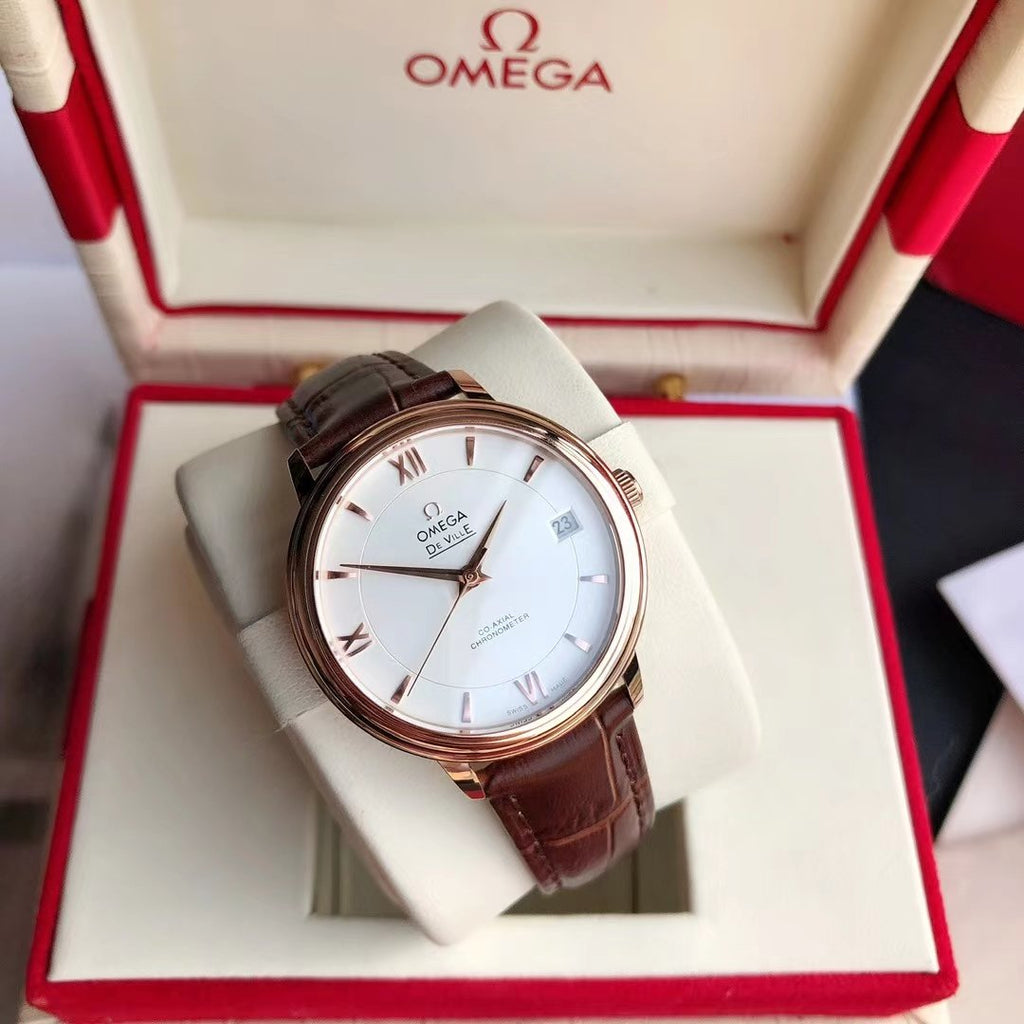 VARELLO CLASSIC PRESTIGE 39.5 ROSE GOLD CASE MOP DIAL