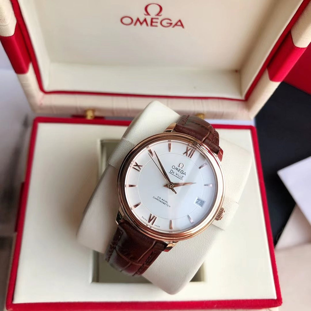 VARELLO CLASSIC PRESTIGE 39.5 ROSE GOLD CASE MOP DIAL