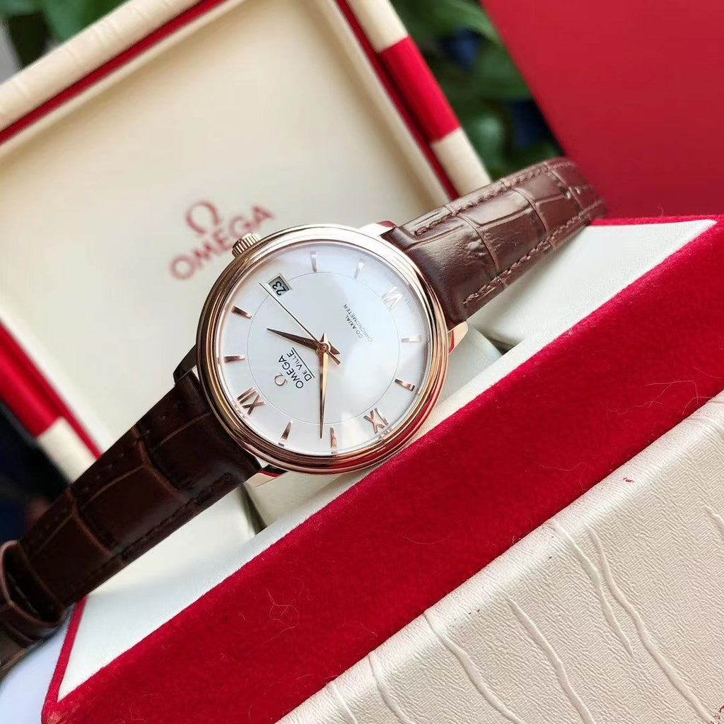 VARELLO CLASSIC PRESTIGE 39.5 ROSE GOLD CASE MOP DIAL