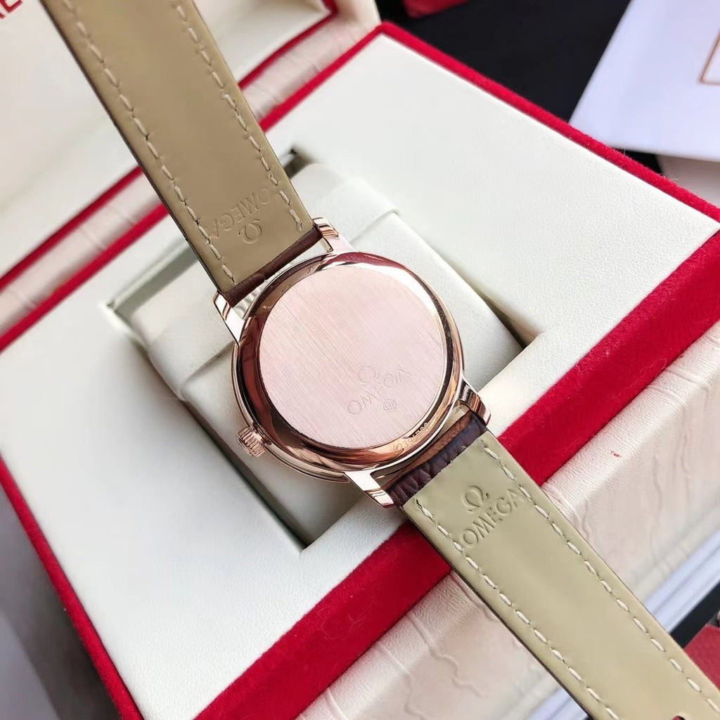 VARELLO CLASSIC PRESTIGE 39.5 ROSE GOLD CASE MOP DIAL