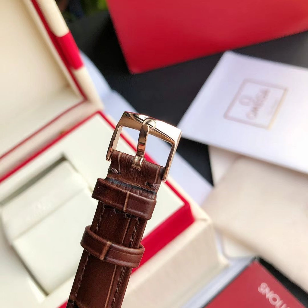 VARELLO CLASSIC PRESTIGE 39.5 ROSE GOLD CASE MOP DIAL