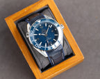 VARELLO CLASSIC PROFESSIONAL OCEAN 600M BLUE CERAMIC BLACK LEATHER