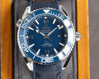 VARELLO CLASSIC PROFESSIONAL OCEAN 600M BLUE CERAMIC BLACK LEATHER