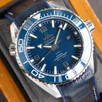 VARELLO CLASSIC PROFESSIONAL OCEAN 600M BLUE CERAMIC BLACK LEATHER
