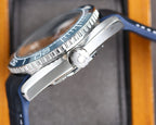 VARELLO CLASSIC PROFESSIONAL OCEAN 600M BLUE CERAMIC BLACK LEATHER