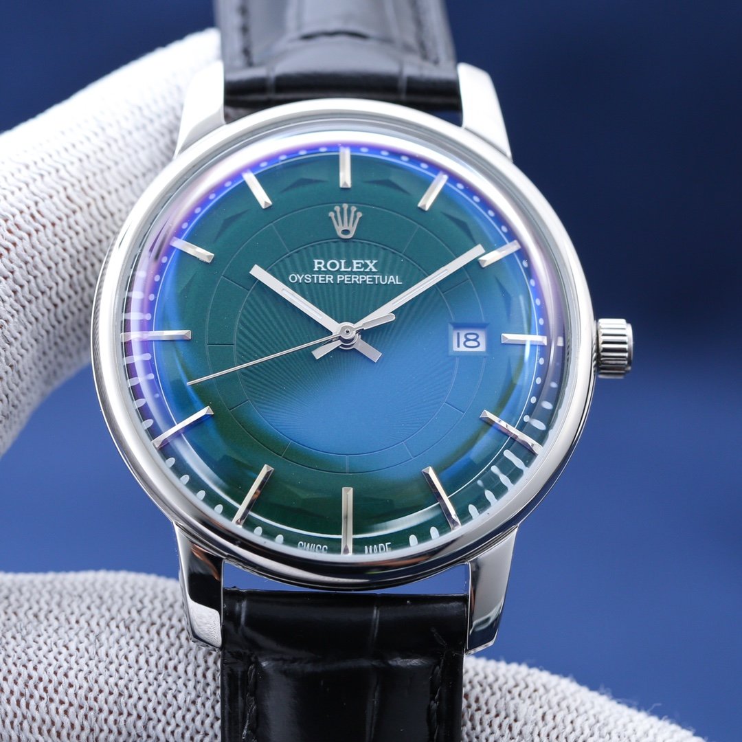 CLASSIC 41MM STAINLESS STEEL GREEN DIAL WATCH