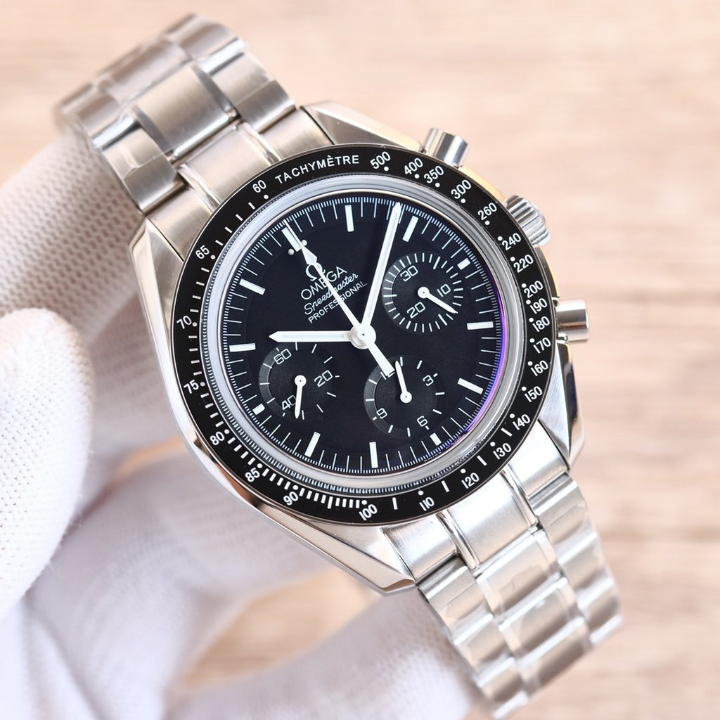 VARELLO CLASSIC PROFESSIONAL MOONWATCH 40MM BLACK DIAL