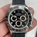 CLASSIC STAINLESS STEEL CERAMIC BEZEL DIAMOND NUMERAL WATCH