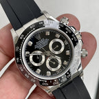 CLASSIC STAINLESS STEEL CERAMIC BEZEL DIAMOND NUMERAL WATCH